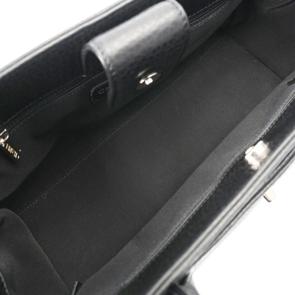 CHANEL Executive Tote Bag Black Grained Calfskin - Picture 8 of 9
